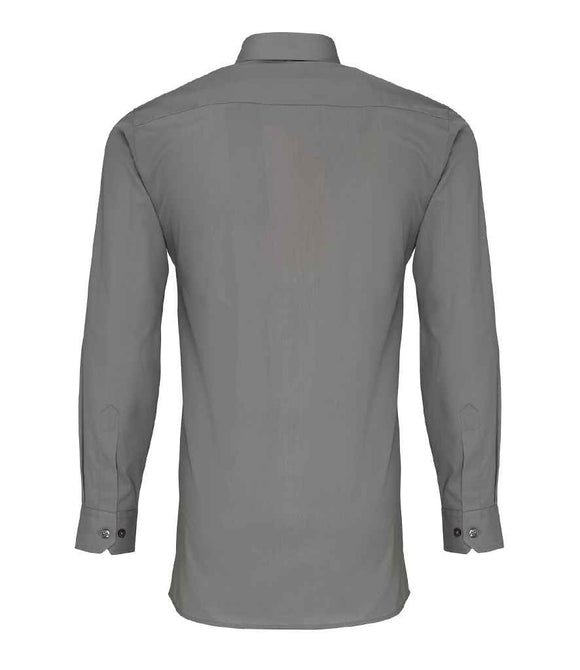 Premier Long Sleeve Fitted Poplin Shirt
