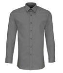 Premier Long Sleeve Fitted Poplin Shirt-11