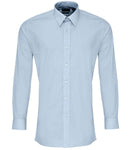 Premier Long Sleeve Fitted Poplin Shirt-5