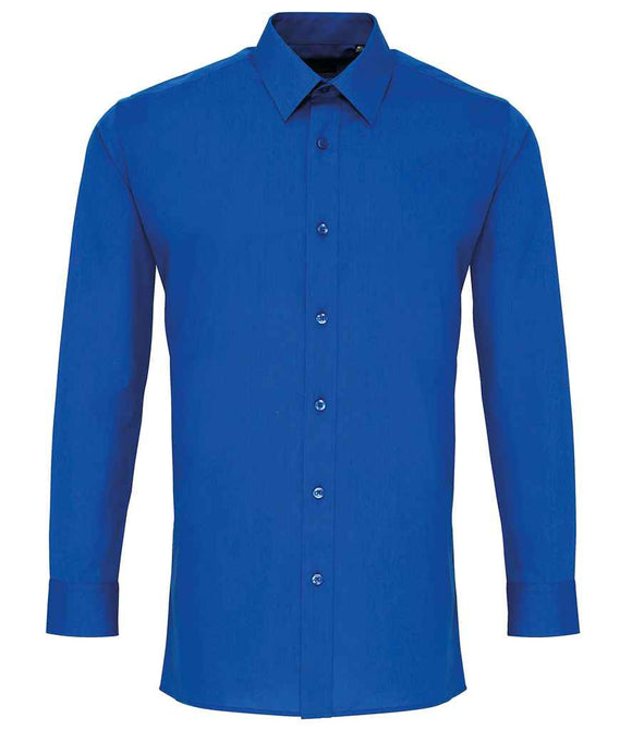 Premier Long Sleeve Fitted Poplin Shirt