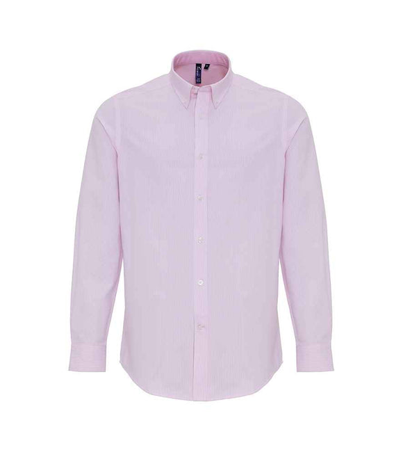 Premier Long Sleeve Striped Oxford Shirt