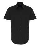 Premier Short Sleeve Stretch Fit Poplin Shirt-1
