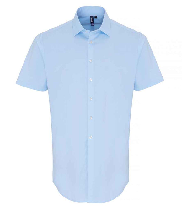 Premier Short Sleeve Stretch Fit Poplin Shirt