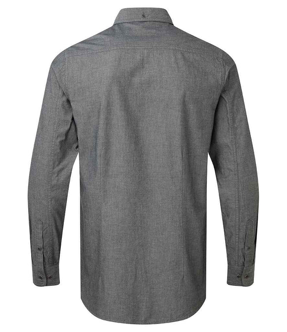 Premier Organic Fairtrade Certified Long Sleeve Chambray Shirt