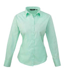 Premier Ladies Long Sleeve Poplin Blouse-7