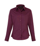 Premier Ladies Long Sleeve Poplin Blouse-5