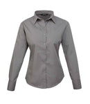 Premier Ladies Long Sleeve Poplin Blouse-5