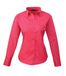 Premier Ladies Long Sleeve Poplin Blouse-5