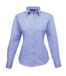 Premier Ladies Long Sleeve Poplin Blouse-5
