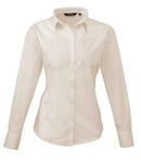 Premier Ladies Long Sleeve Poplin Blouse-3