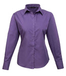 Premier Ladies Long Sleeve Poplin Blouse-6