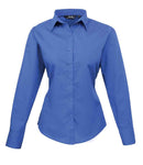 Premier Ladies Long Sleeve Poplin Blouse-8