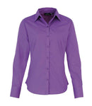 Premier Ladies Long Sleeve Poplin Blouse-4