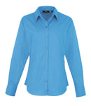 Premier Ladies Long Sleeve Poplin Blouse-1