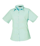 Premier Ladies Short Sleeve Poplin Blouse-7