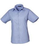 Premier Ladies Short Sleeve Poplin Blouse-5