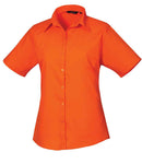 Premier Ladies Short Sleeve Poplin Blouse-7