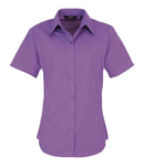 Premier Ladies Short Sleeve Poplin Blouse-4