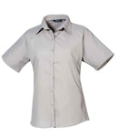 Premier Ladies Short Sleeve Poplin Blouse-4