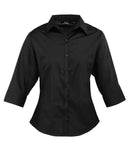 Premier Ladies 3/4 Sleeve Poplin Blouse-1