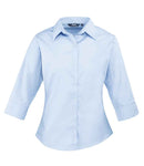 Premier Ladies 3/4 Sleeve Poplin Blouse-5