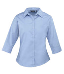 Premier Ladies 3/4 Sleeve Poplin Blouse-7