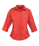 Premier Ladies 3/4 Sleeve Poplin Blouse-14
