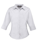Premier Ladies 3/4 Sleeve Poplin Blouse-12