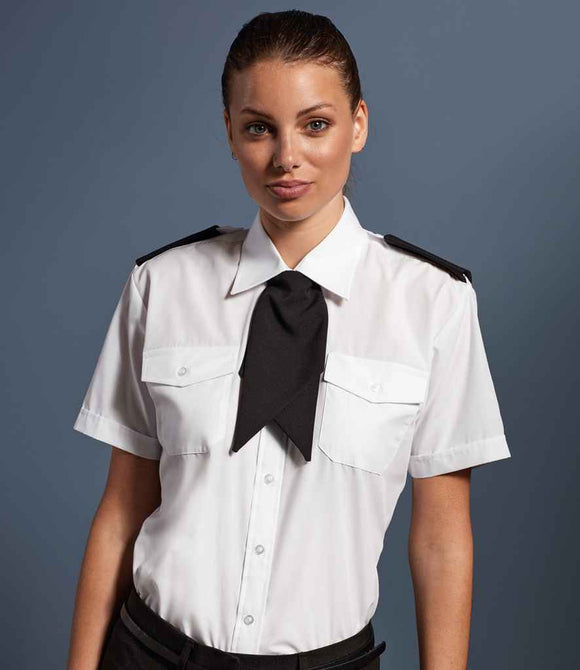 Premier Ladies Short Sleeve Pilot Shirt