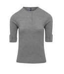 Premier Ladies Long John Roll Sleeve T-Shirt-16