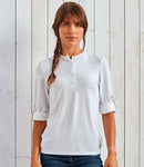Premier Ladies Long John Roll Sleeve T-Shirt-4