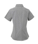 Premier Ladies Gingham Short Sleeve Shirt-2