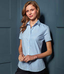 Premier Ladies Gingham Short Sleeve Shirt-4
