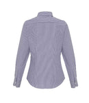 Premier Ladies Long Sleeve Striped Oxford Shirt-5