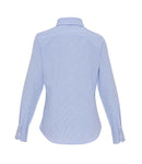 Premier Ladies Long Sleeve Striped Oxford Shirt-7