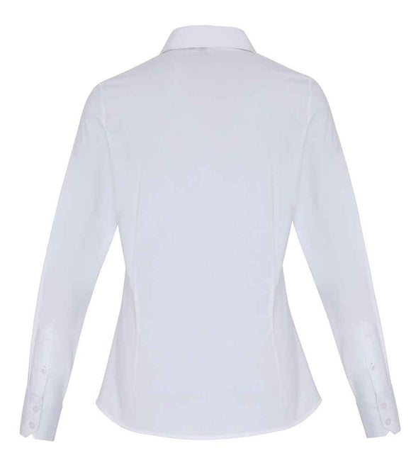 Premier Ladies Long Sleeve Stretch Fit Poplin Shirt
