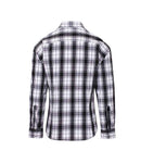 Premier Ladies Ginmill Check Long Sleeve Shirt | Black/White-3