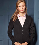 Premier Ladies Essential Acrylic V Neck Cardigan-2