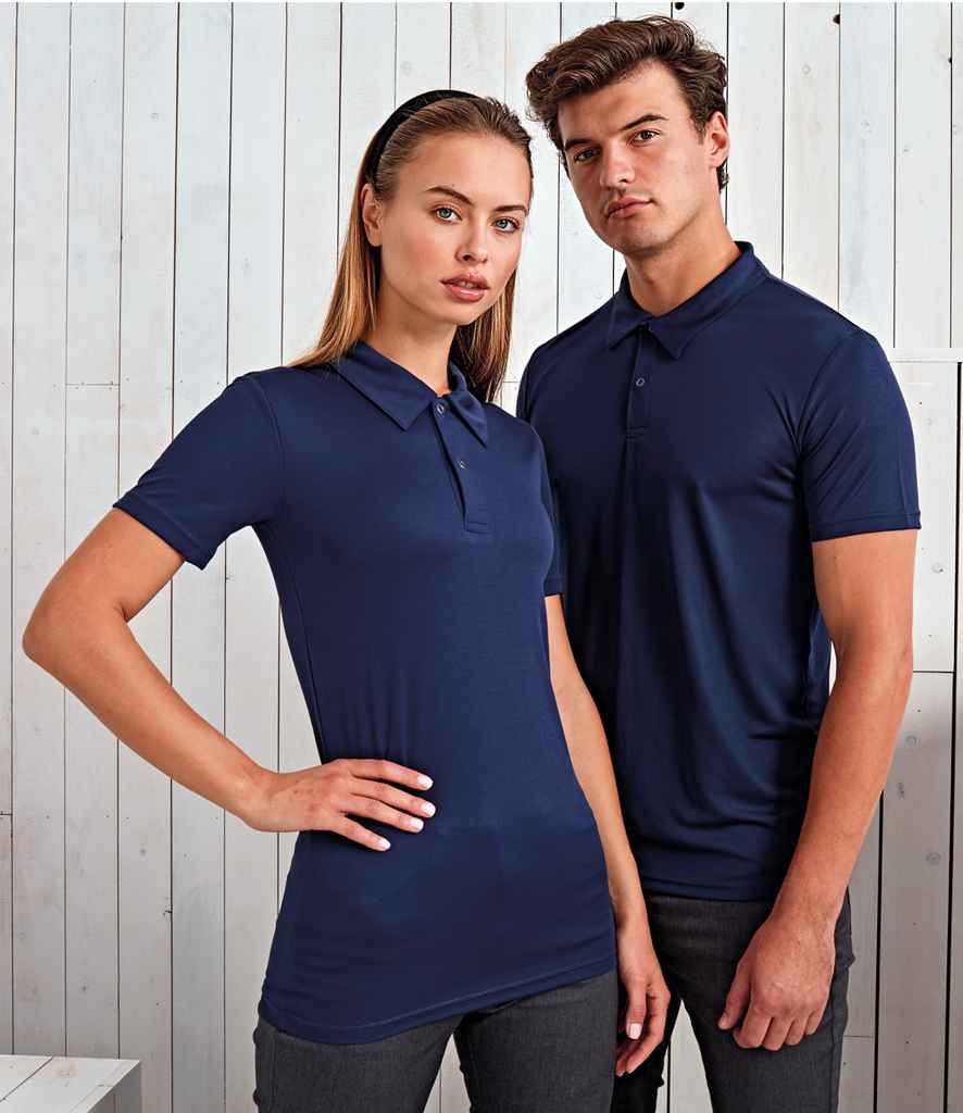 Premier Coolchecker Stud Pique Polo Shirt