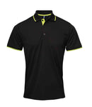 Premier Contrast Coolchecker Pique Polo Shirt-1