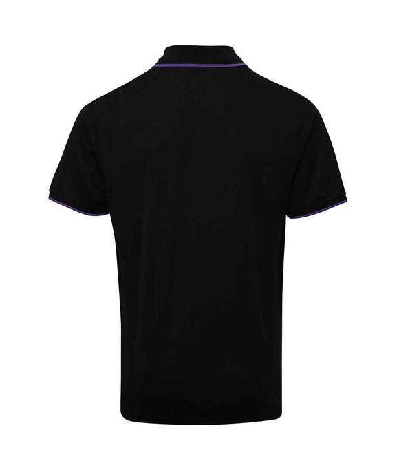 Premier Contrast Coolchecker Pique Polo Shirt