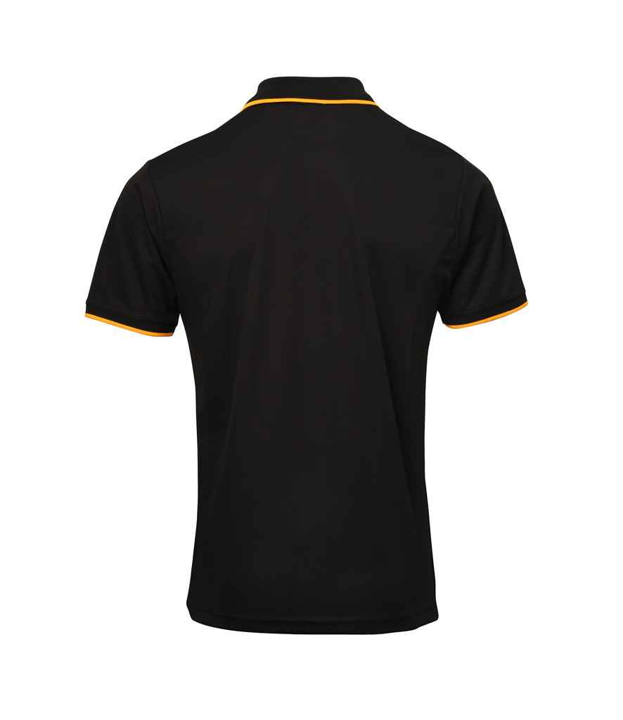 Premier Contrast Coolchecker Pique Polo Shirt