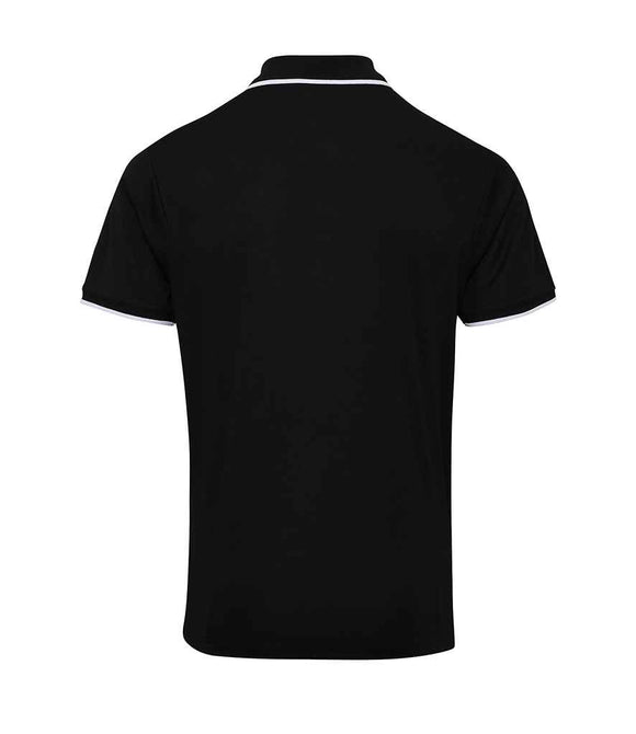 Premier Contrast Coolchecker Pique Polo Shirt