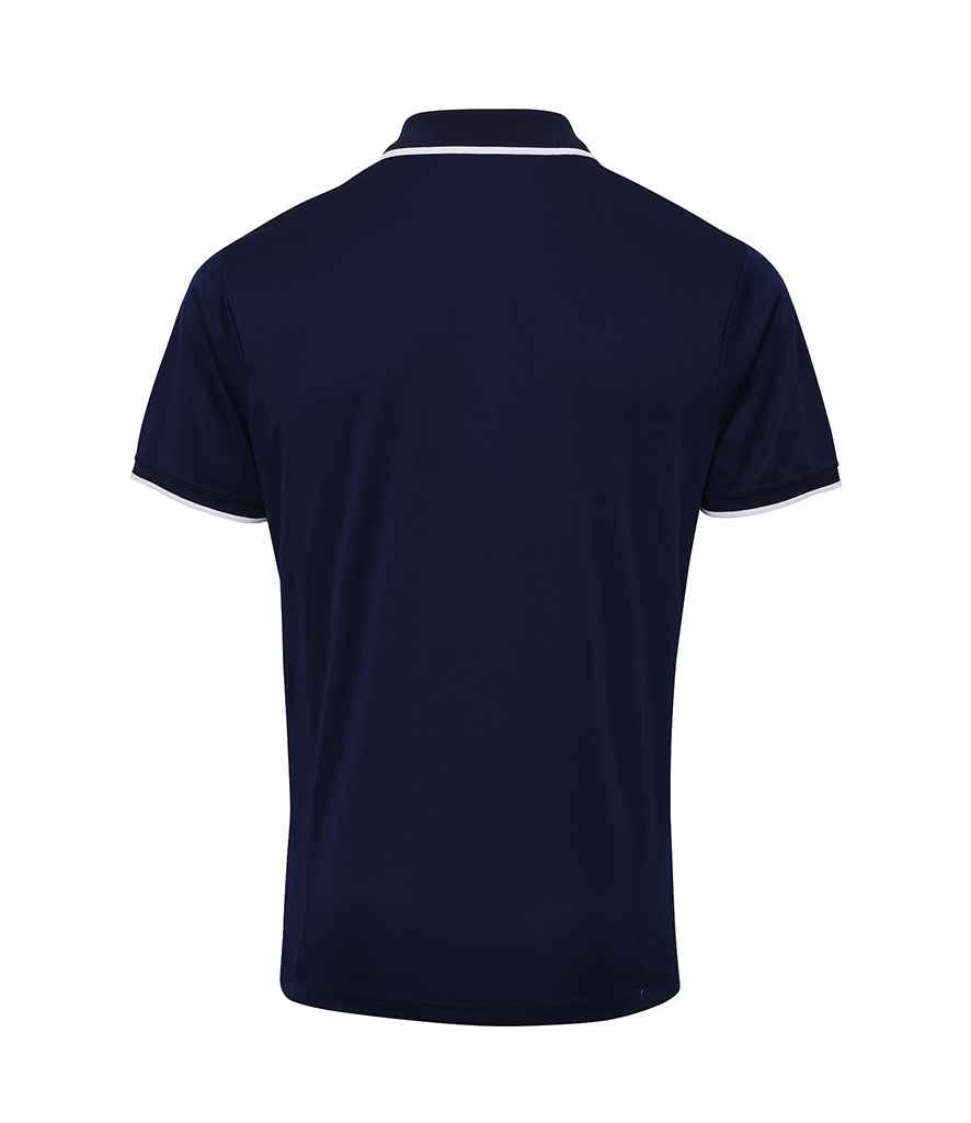 Premier Contrast Coolchecker Pique Polo Shirt