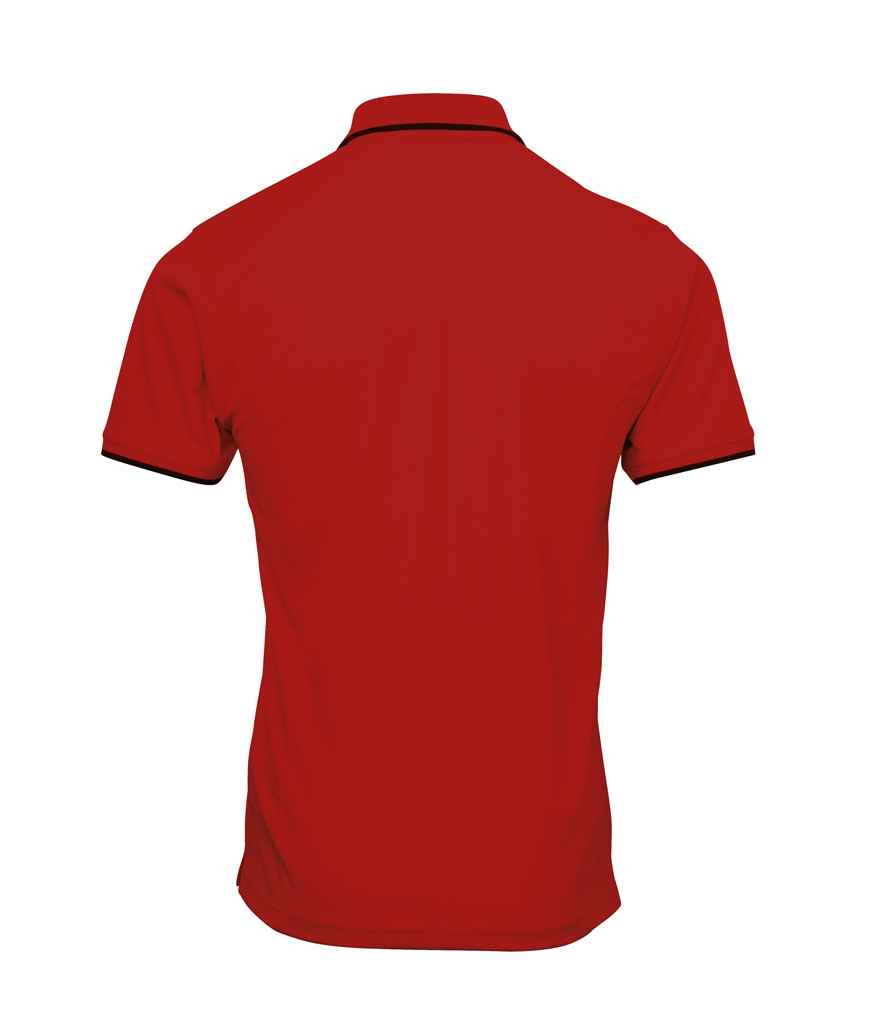Premier Contrast Coolchecker Pique Polo Shirt