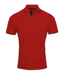 Premier Contrast Coolchecker Pique Polo Shirt-21