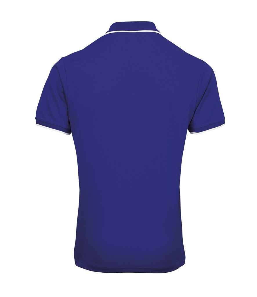 Premier Contrast Coolchecker Pique Polo Shirt