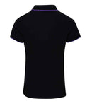 Premier Ladies Contrast Coolchecker Pique Polo Shirt-6