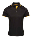 Premier Ladies Contrast Coolchecker Pique Polo Shirt-9