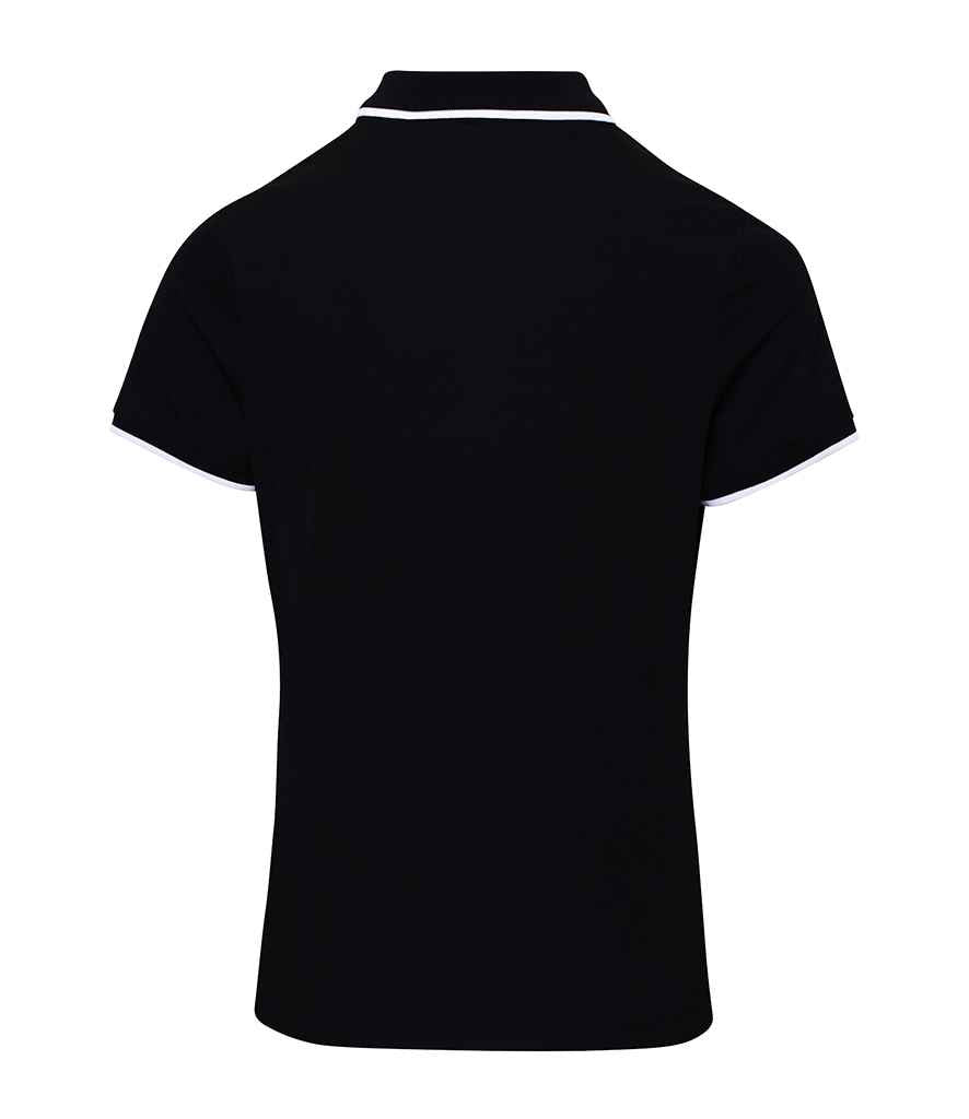 Premier Ladies Contrast Coolchecker Pique Polo Shirt